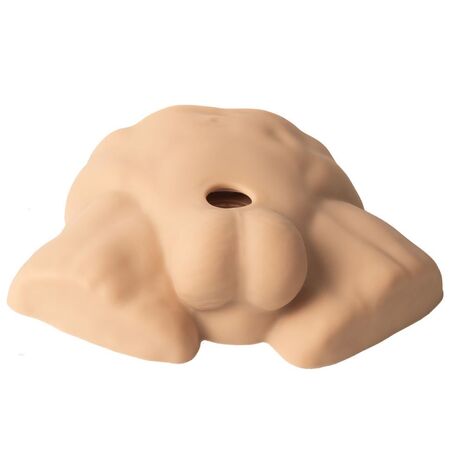 Телесный мужской полуторс с фаллоимитатором SILEXD Apollo S 7 